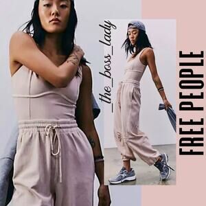 Free People jumpsuit one-piece onesie romper stretchy casual Medium